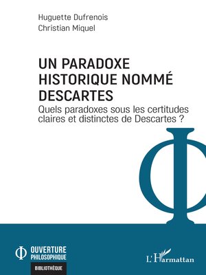 cover image of Un paradoxe historique nommé Descartes